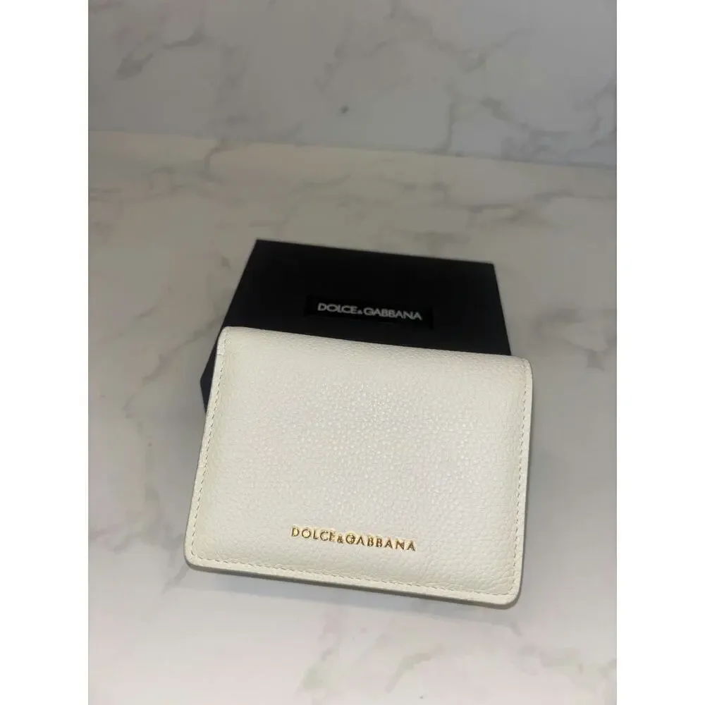 Dolce & Gabbana Textured Leather Wallet - Excellent Condition